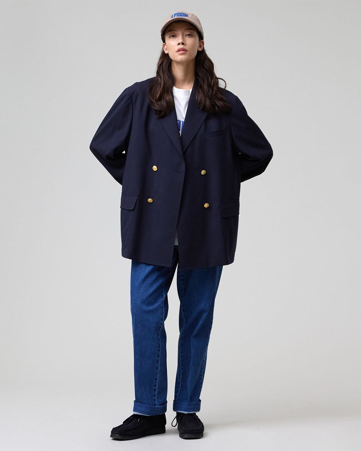 4B Authentic Blazer - Navy