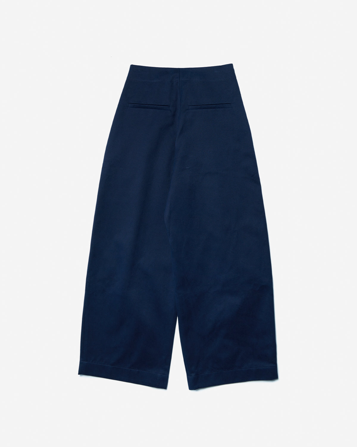Dordoni - Pants - Deep Pleat Volume Ankle Crop - Dark Navy