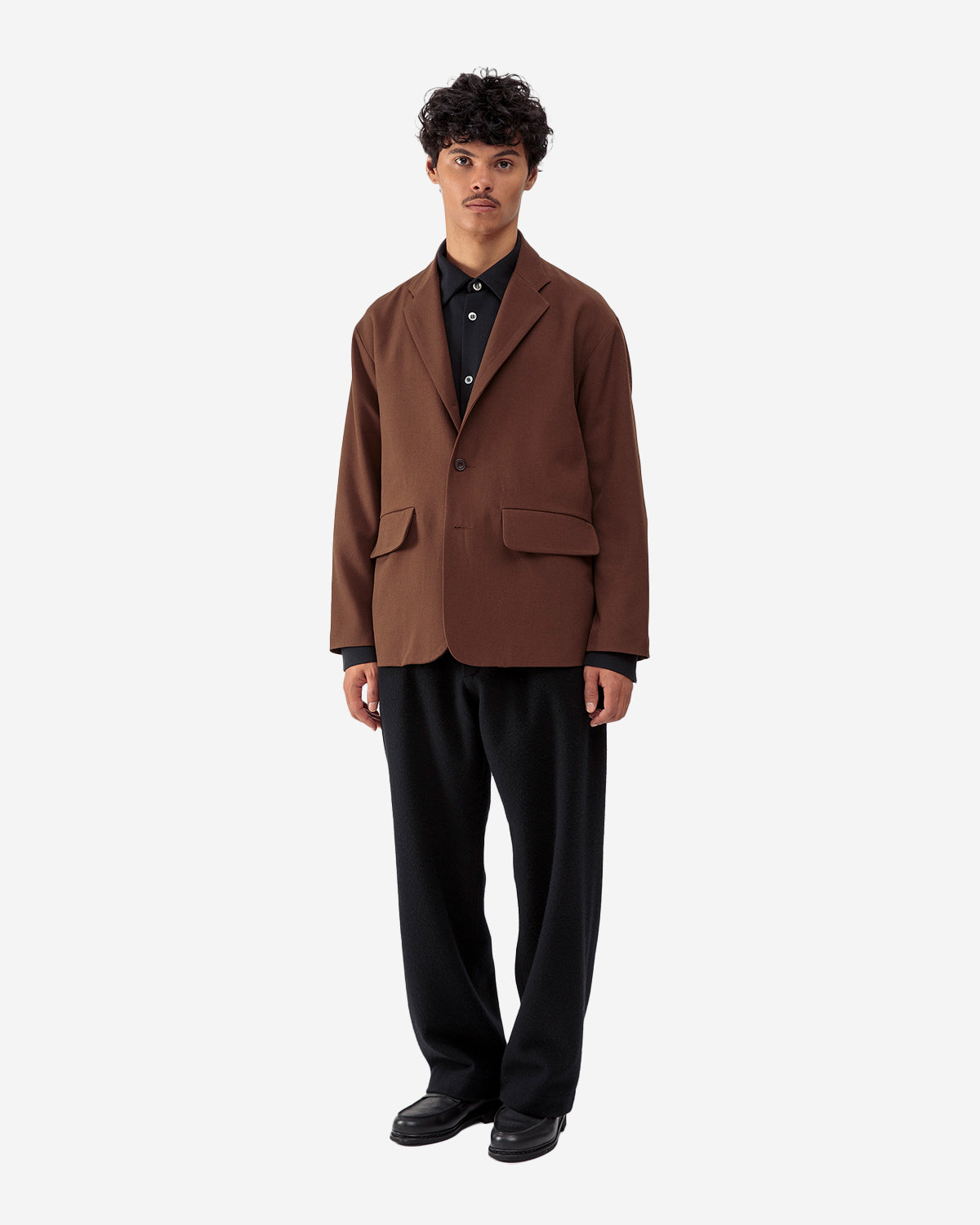 Fox J - Lined Blazer Wool Gabardine - Tobacco