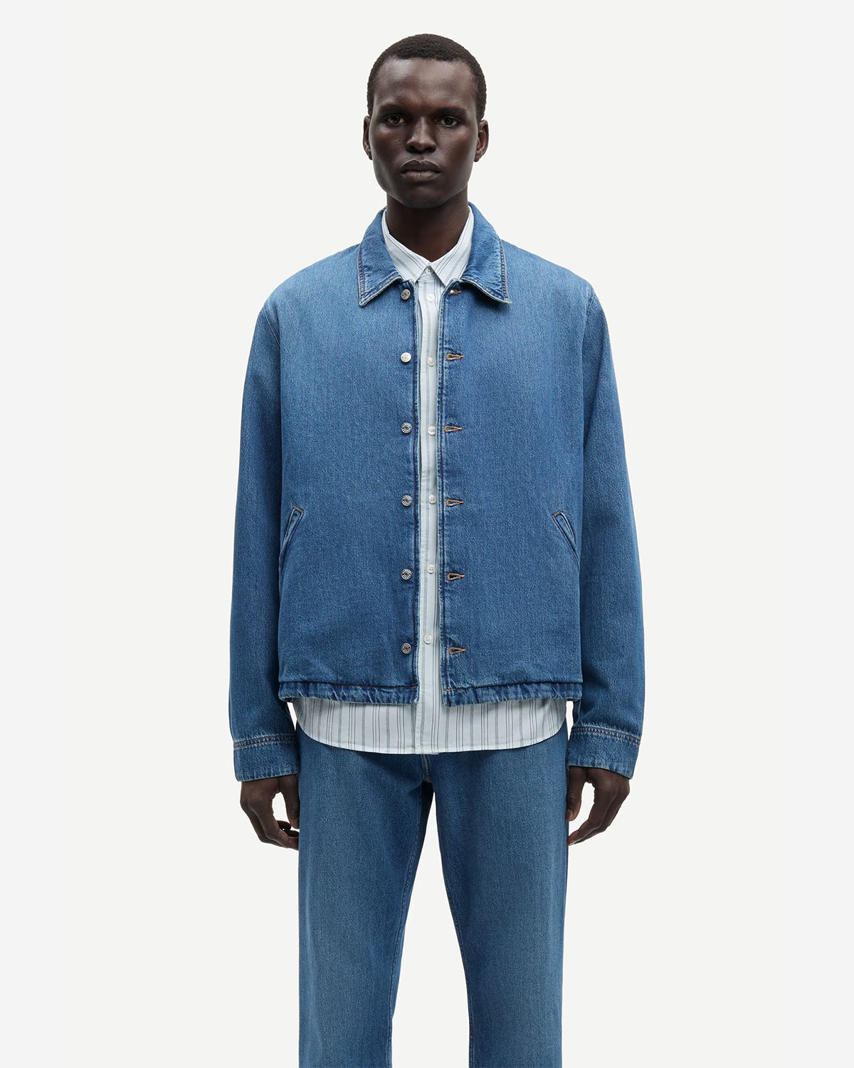 Sarobin D Jacket - Fluid Denim