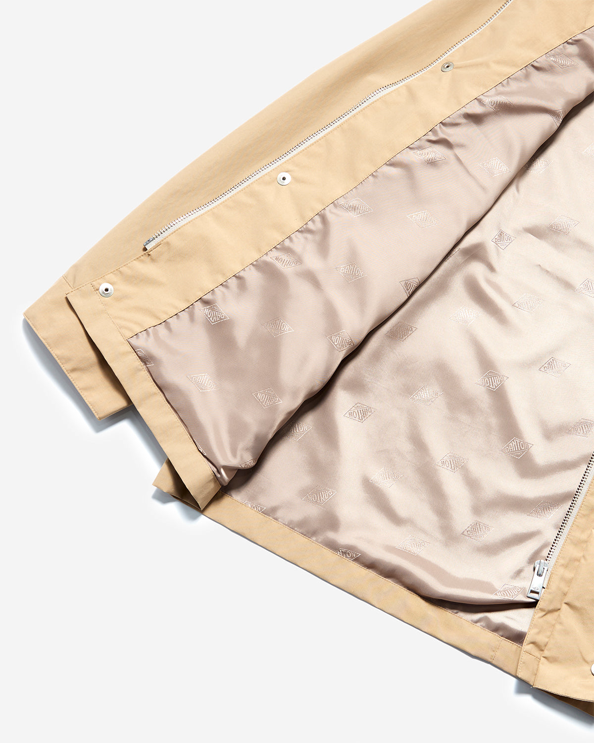 Mens Nylon Taffeta Work Jacket - Sand Beige