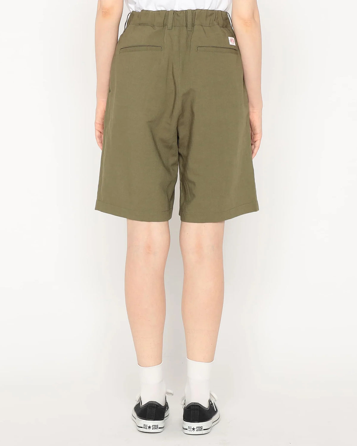 Mens C/N Twill Easy Shorts - Olive