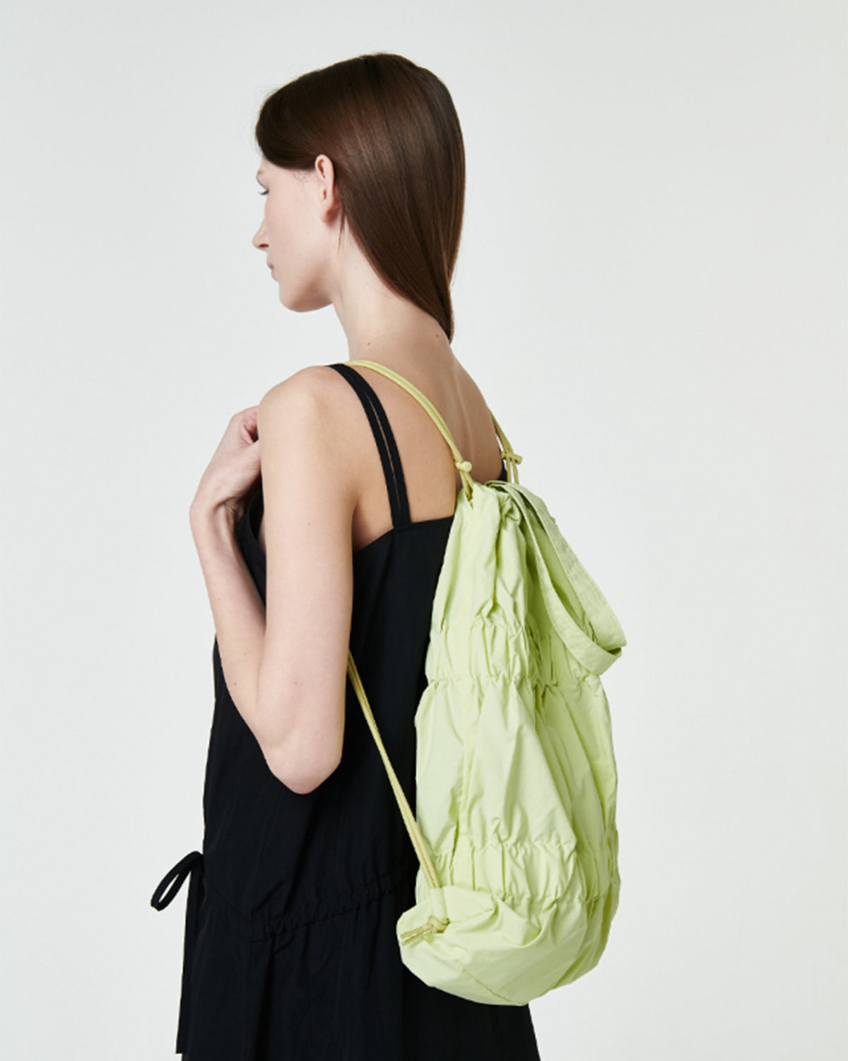 Tiered Banding Backpack - Lime Lemon