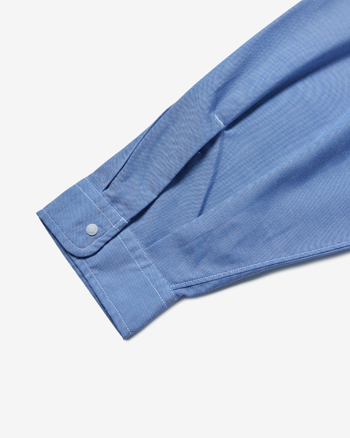 Mens Oxford B.D Shirt - Light Sax