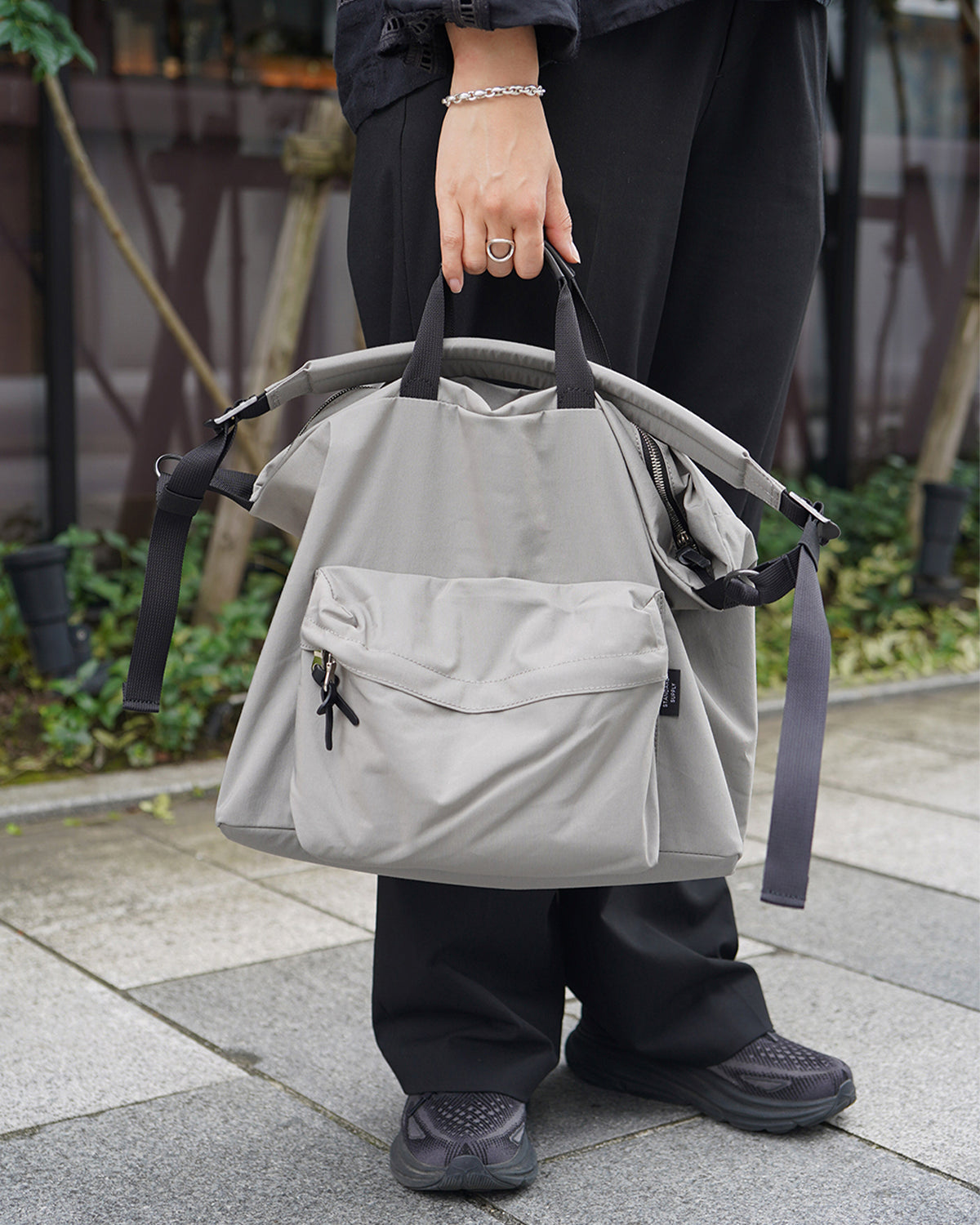 Simplicity Front Pocket Shoulder - Grey