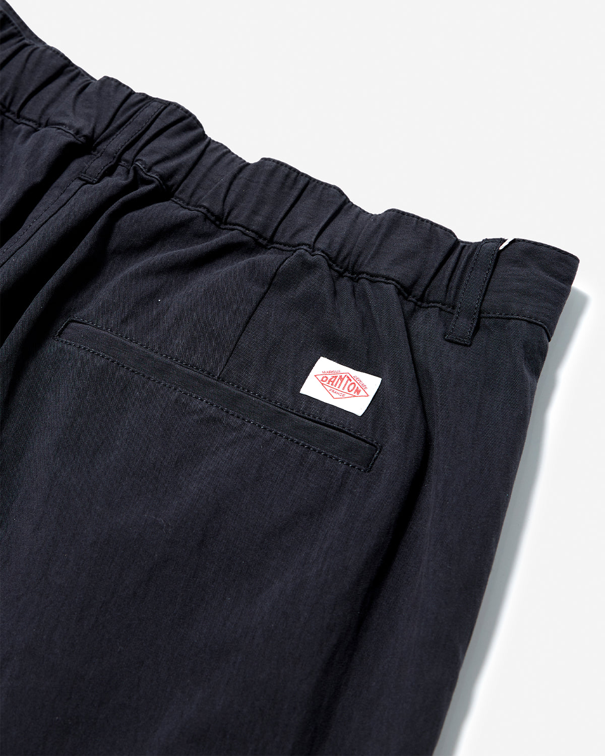 Mens C/N Twill Double Pleated Easy Pants - Navy