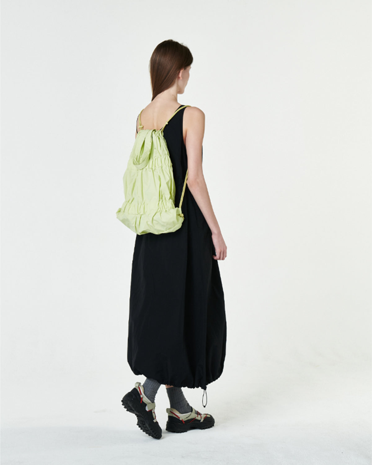 Tiered Banding Backpack - Lime Lemon