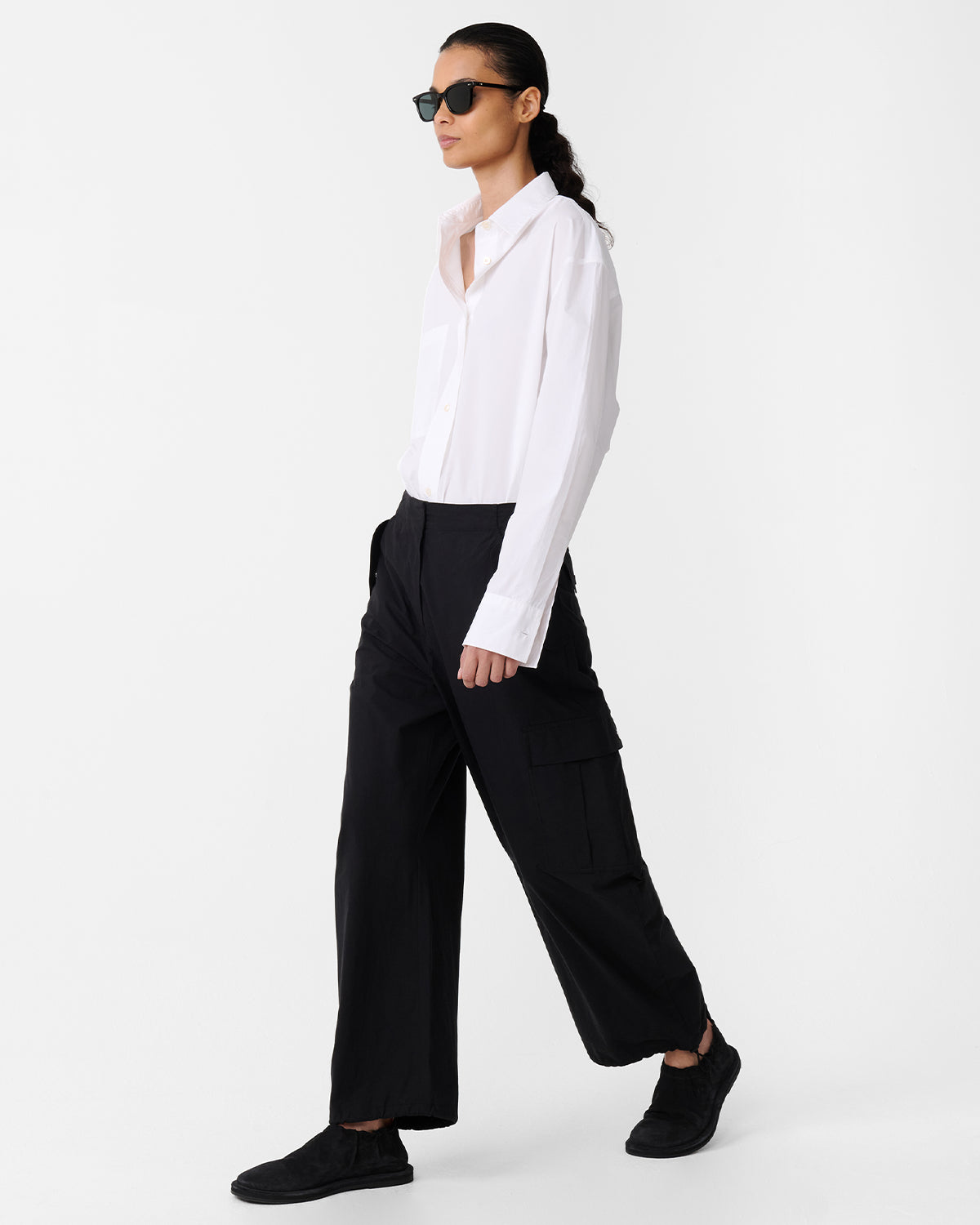 Clovis - Utility Pant - Washed Black