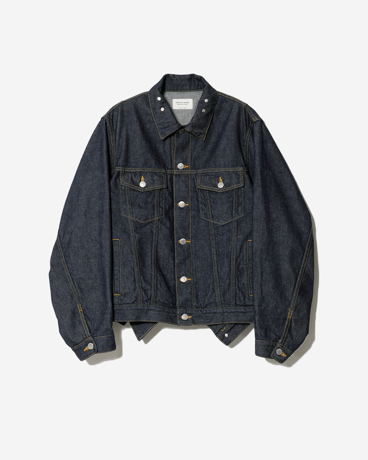 Double End Left Hand Twill Denim Blouson - Indigo