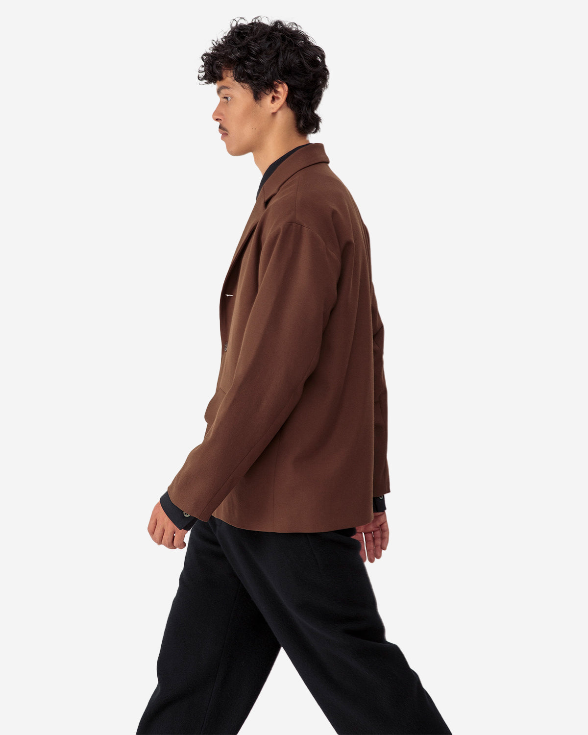 Fox J - Lined Blazer Wool Gabardine - Tobacco