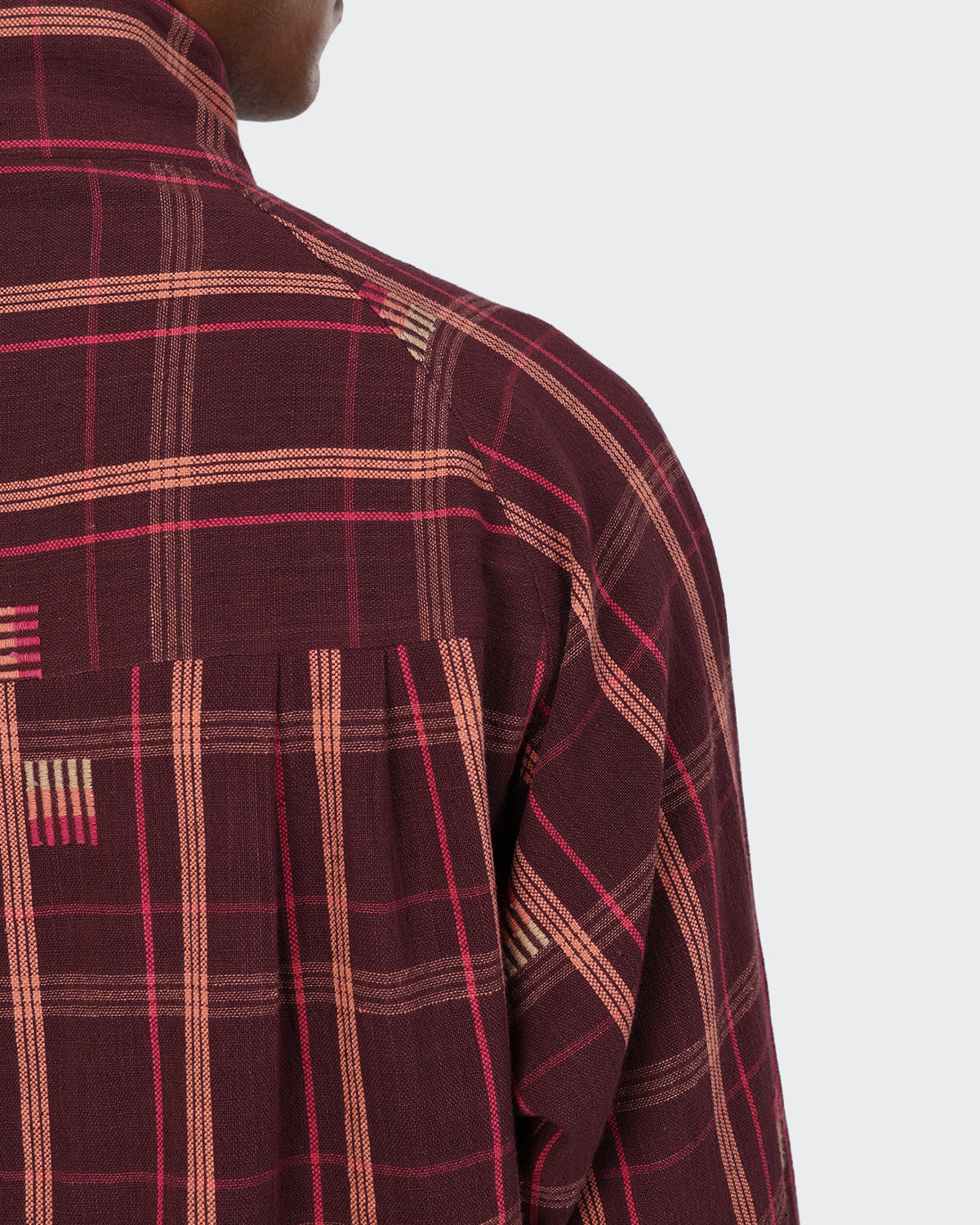 Stanley - Raglan Sleeve Vintage Inspired Jacket With Lining & Two Way Zip - Plum