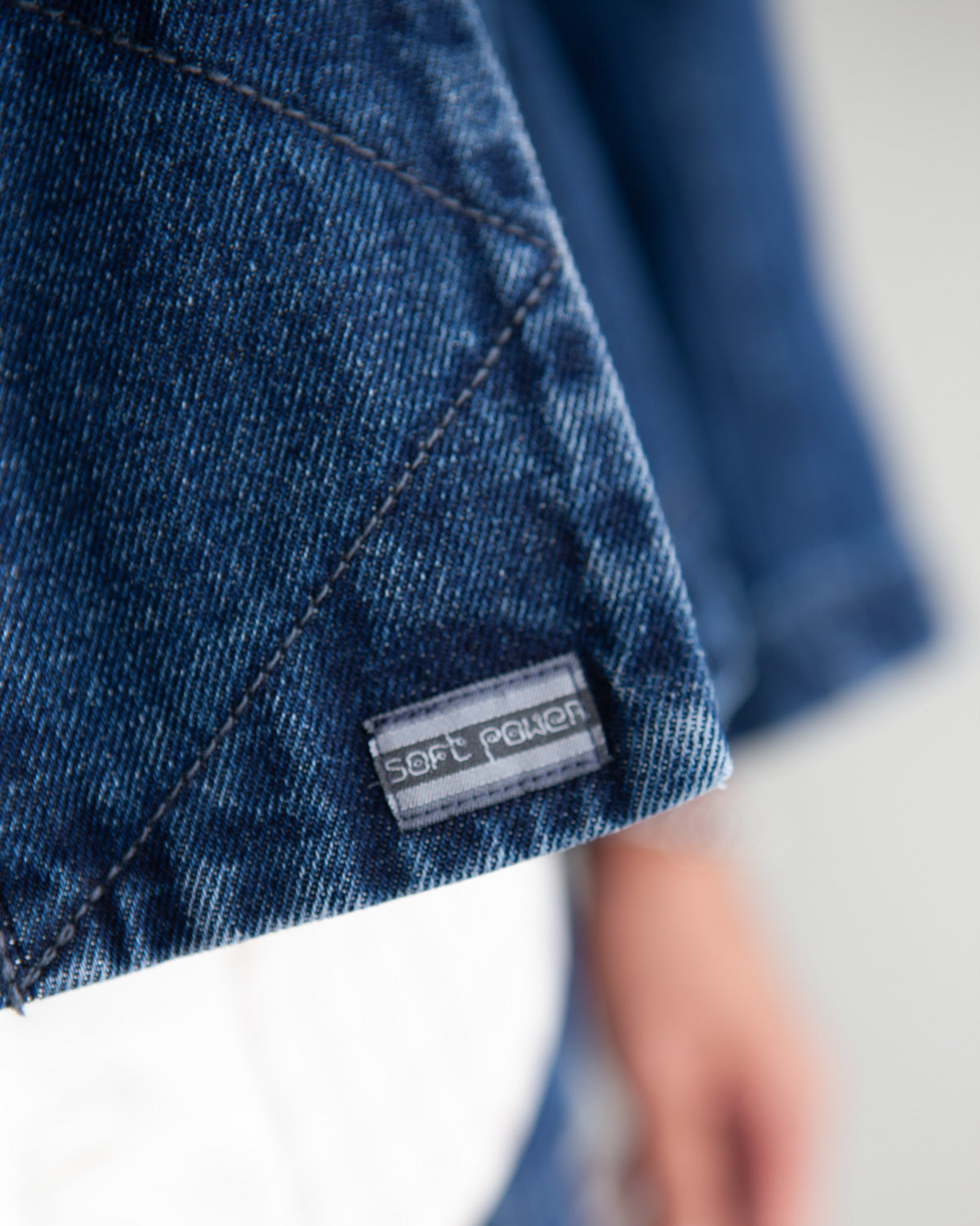 Short Mackinaw Coat - Denim