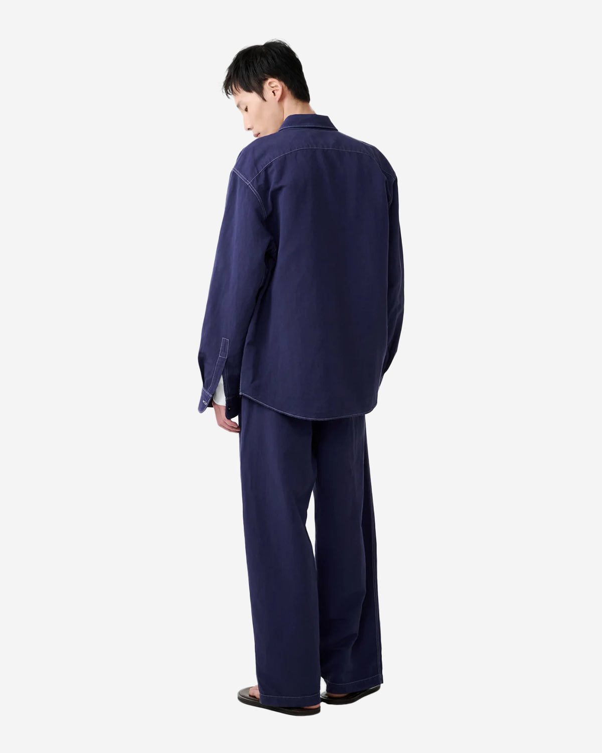 Louro - Utility Pocket Shirt - Indigo