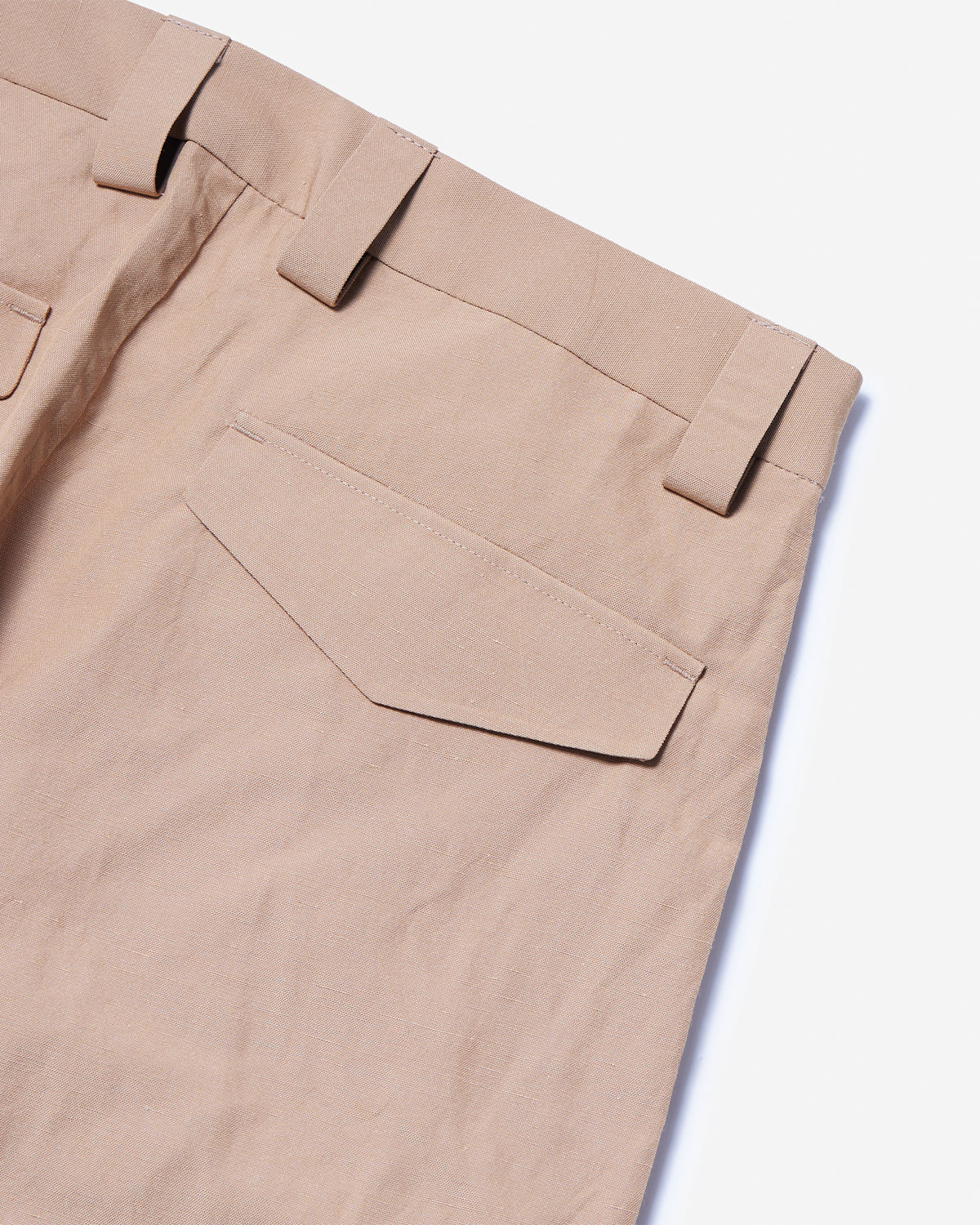 06STPT - Memory Linen Cargo Pants - Beige