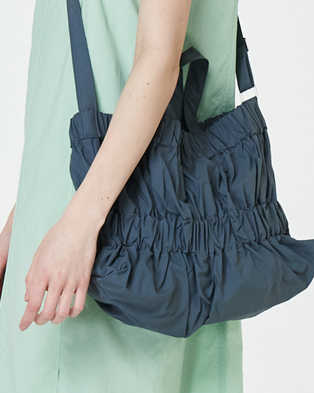 M Tiered Cross Bag - Charcoal