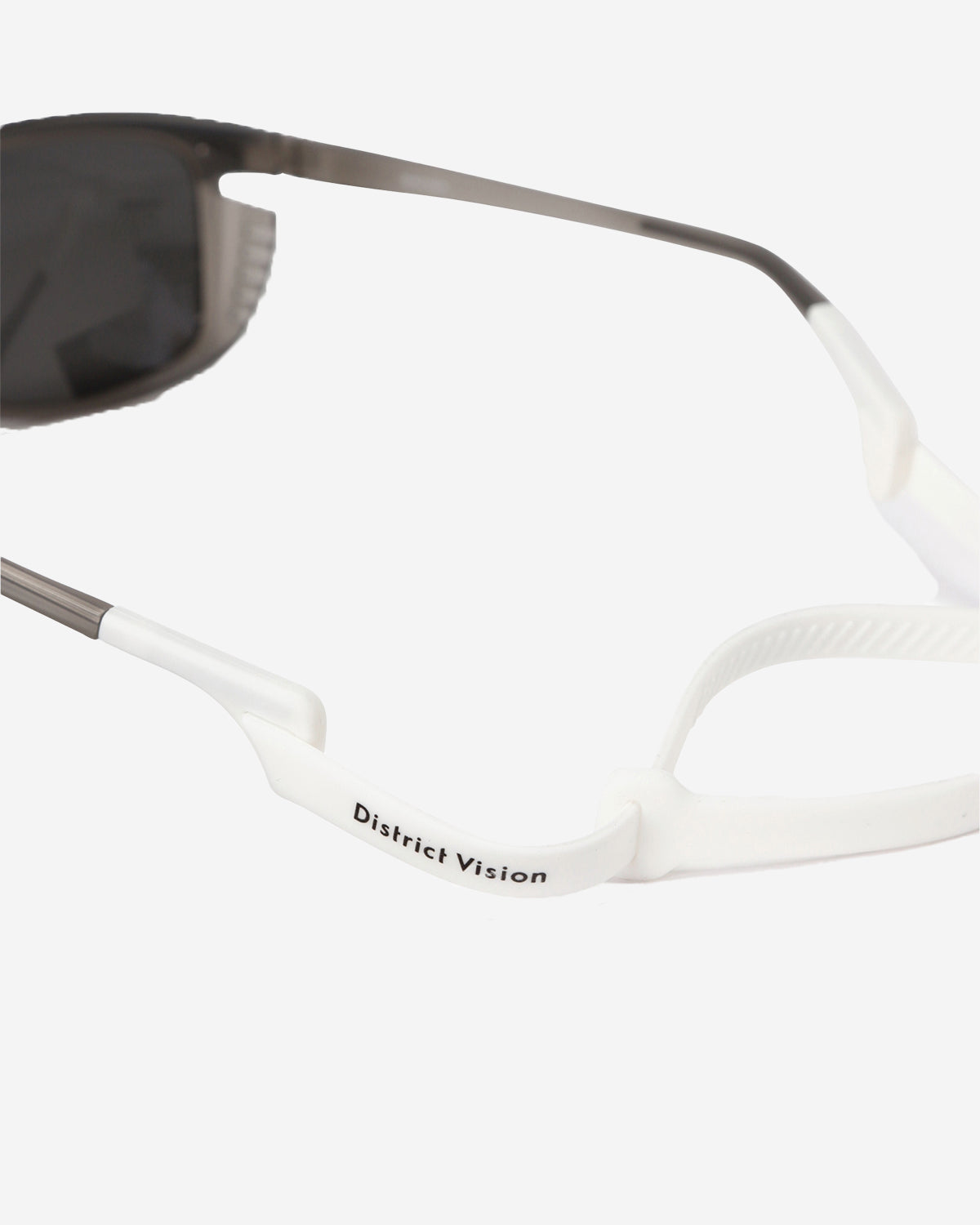 District Vision × And Wander Sunglasses W/Strap - Charcoal