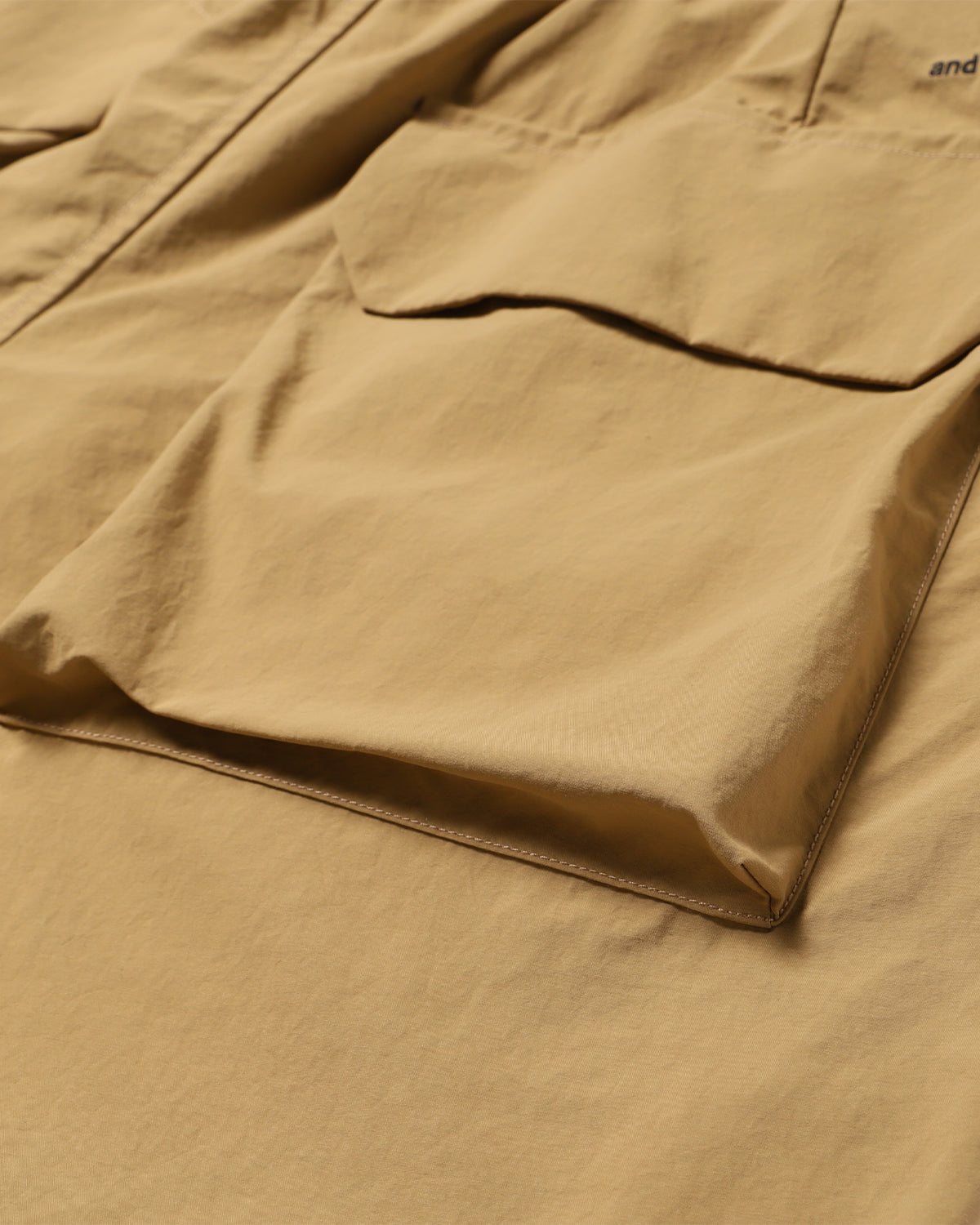 Twill Short Pants (M) - Beige