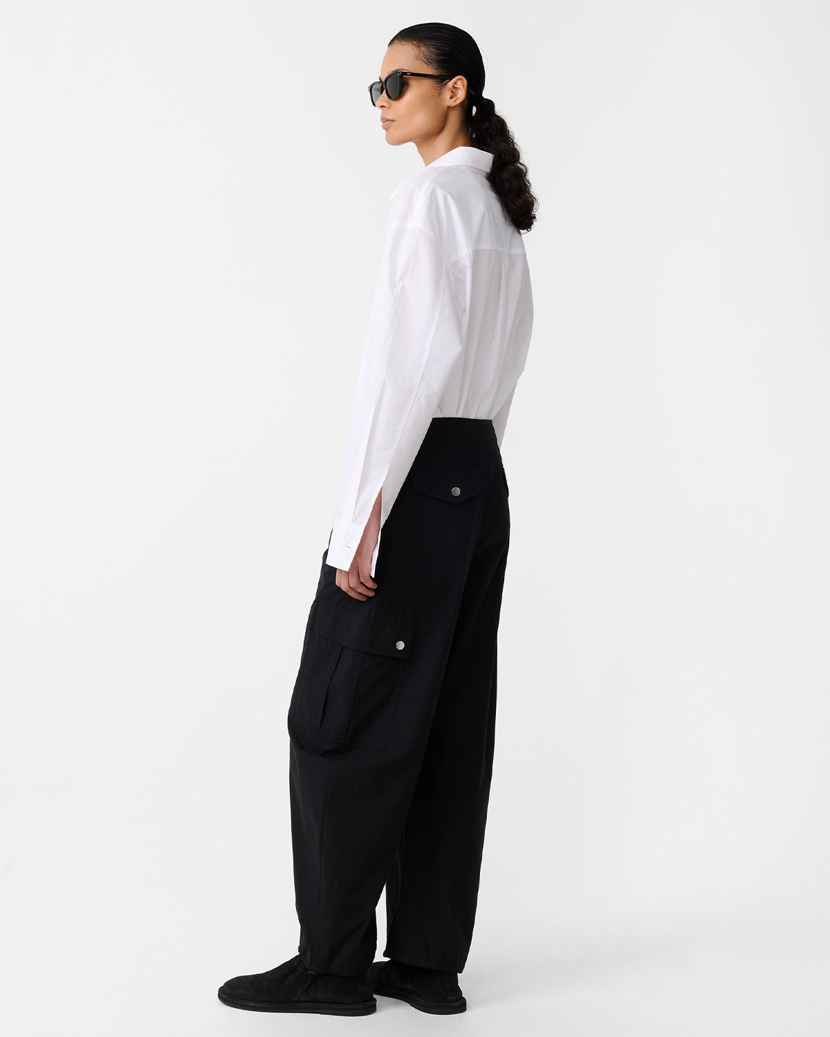 Clovis - Utility Pant - Washed Black