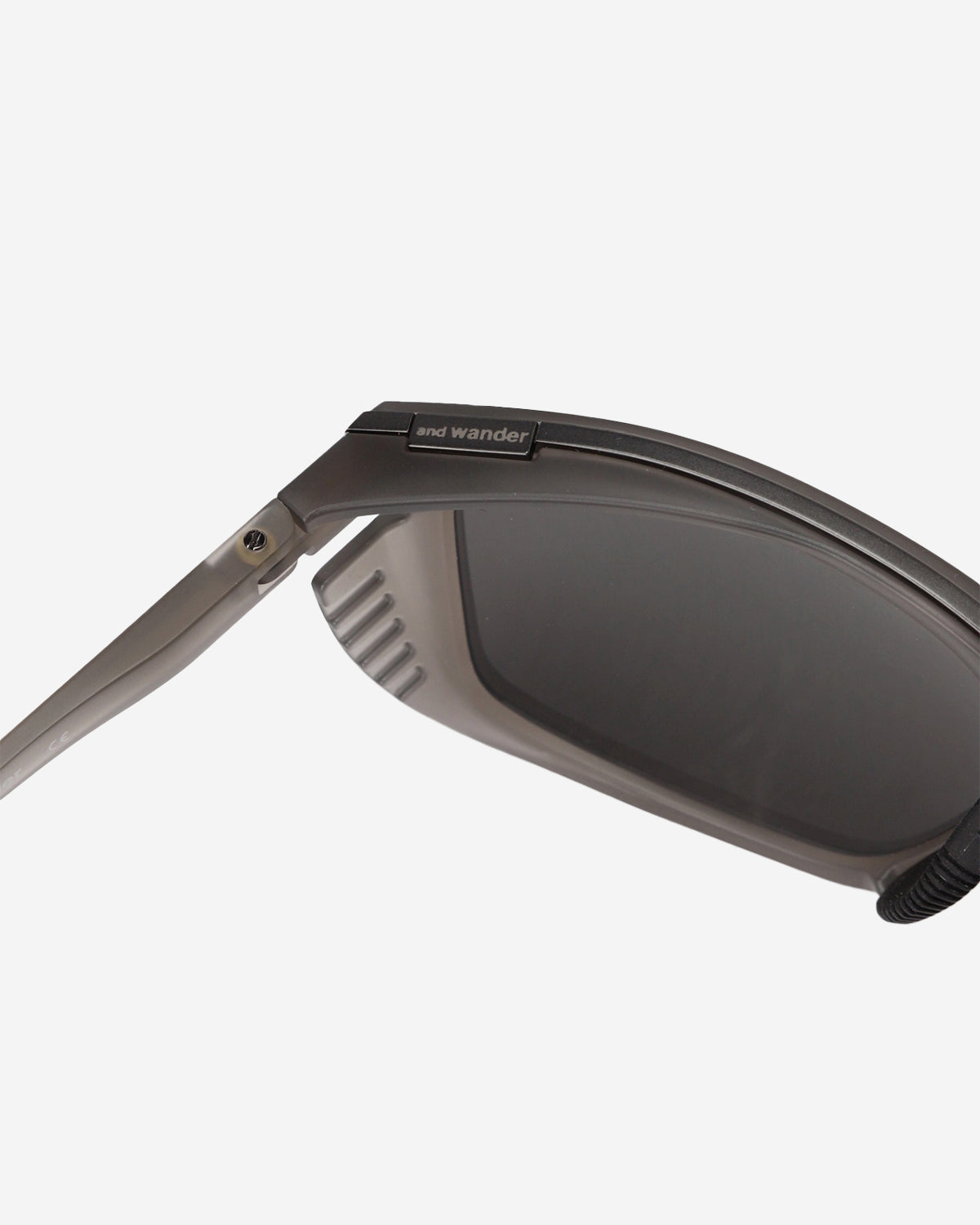 District Vision × And Wander Sunglasses W/Strap - Charcoal