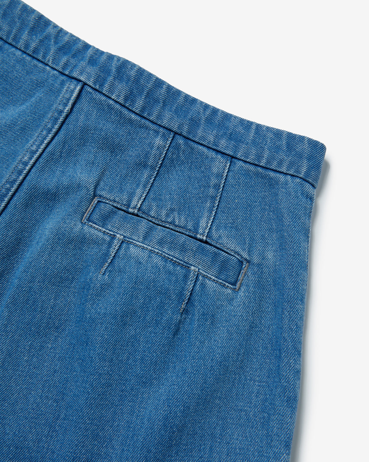 Hamlet - Cropped Pants - Bleached Denim