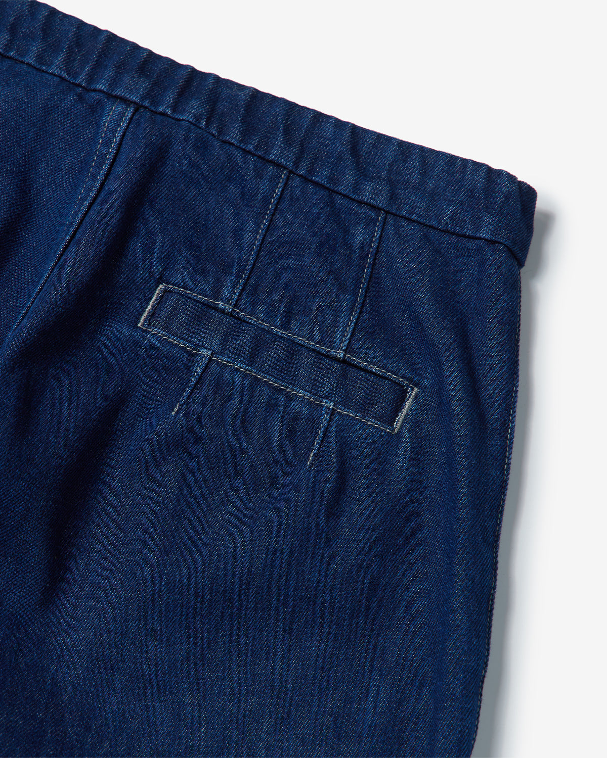 Hamlet - Cropped Pants - Washed Denim