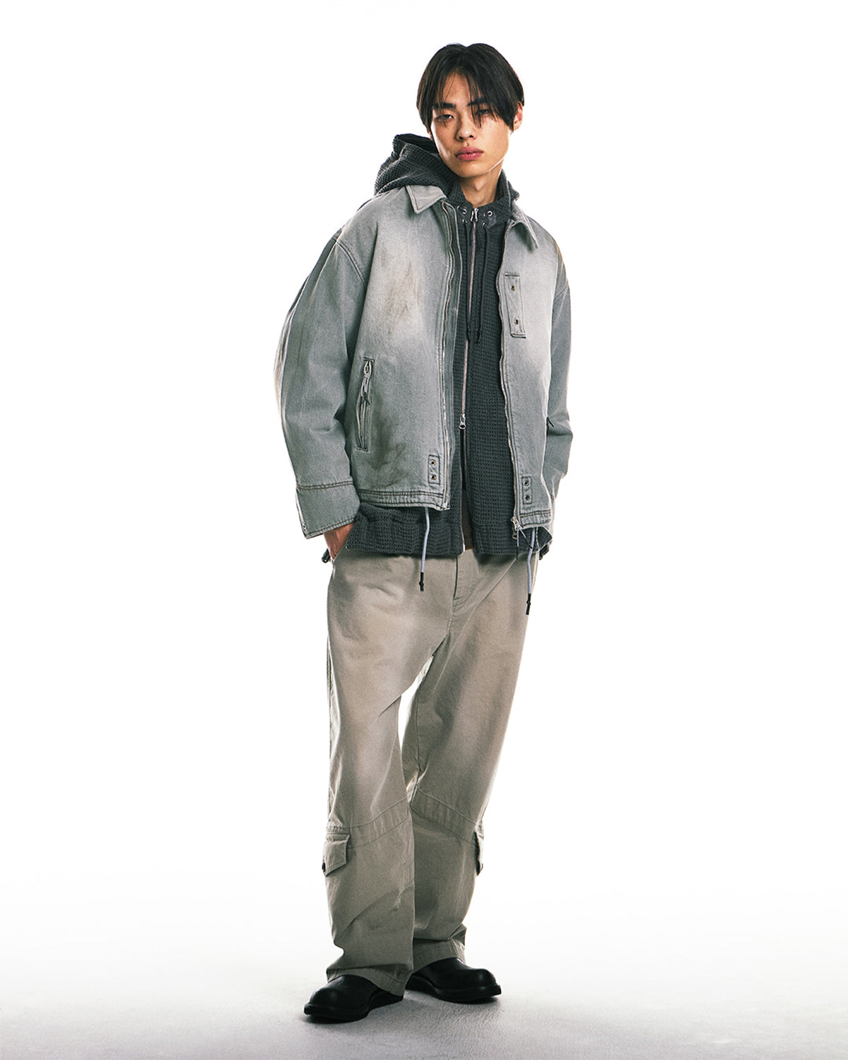 Flight Jacket - Dusty Grey