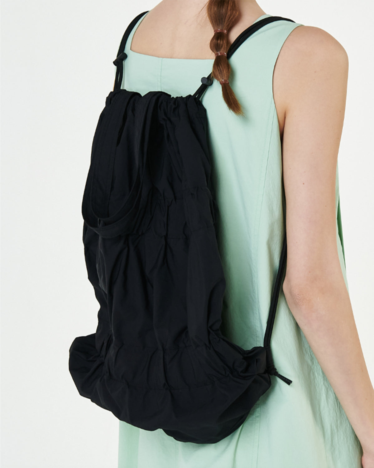 Tiered Banding Backpack - Black