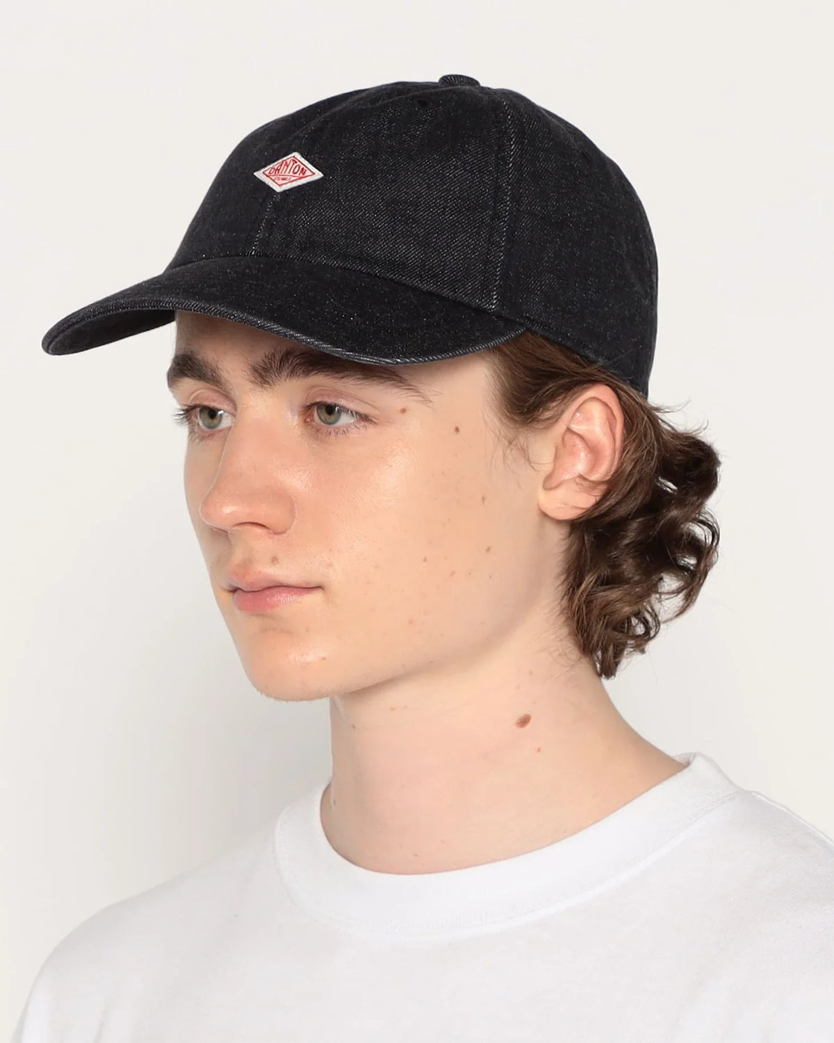 Washed Denim 6Panel Cap - Black