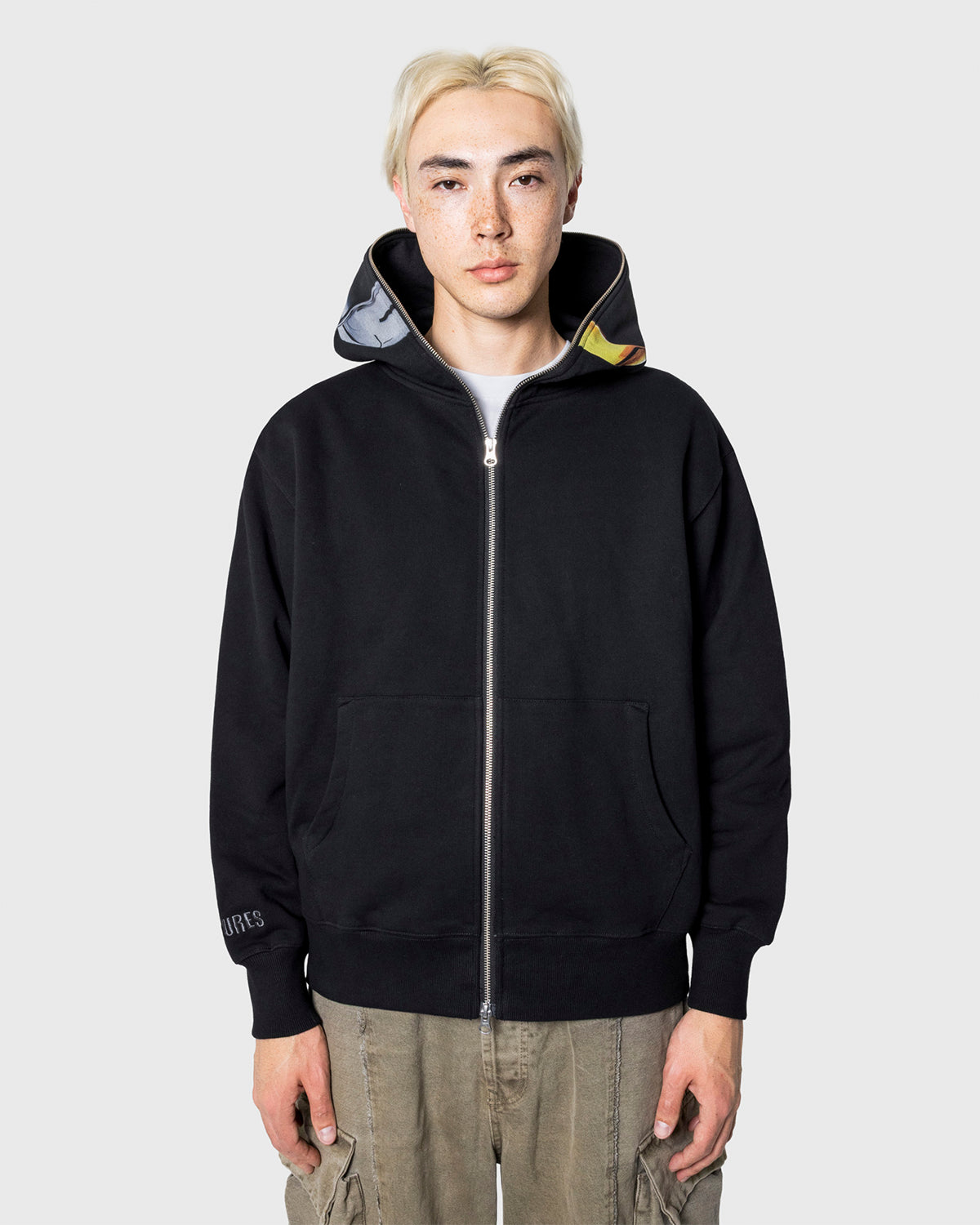 Ram Zip Hoodie - Black