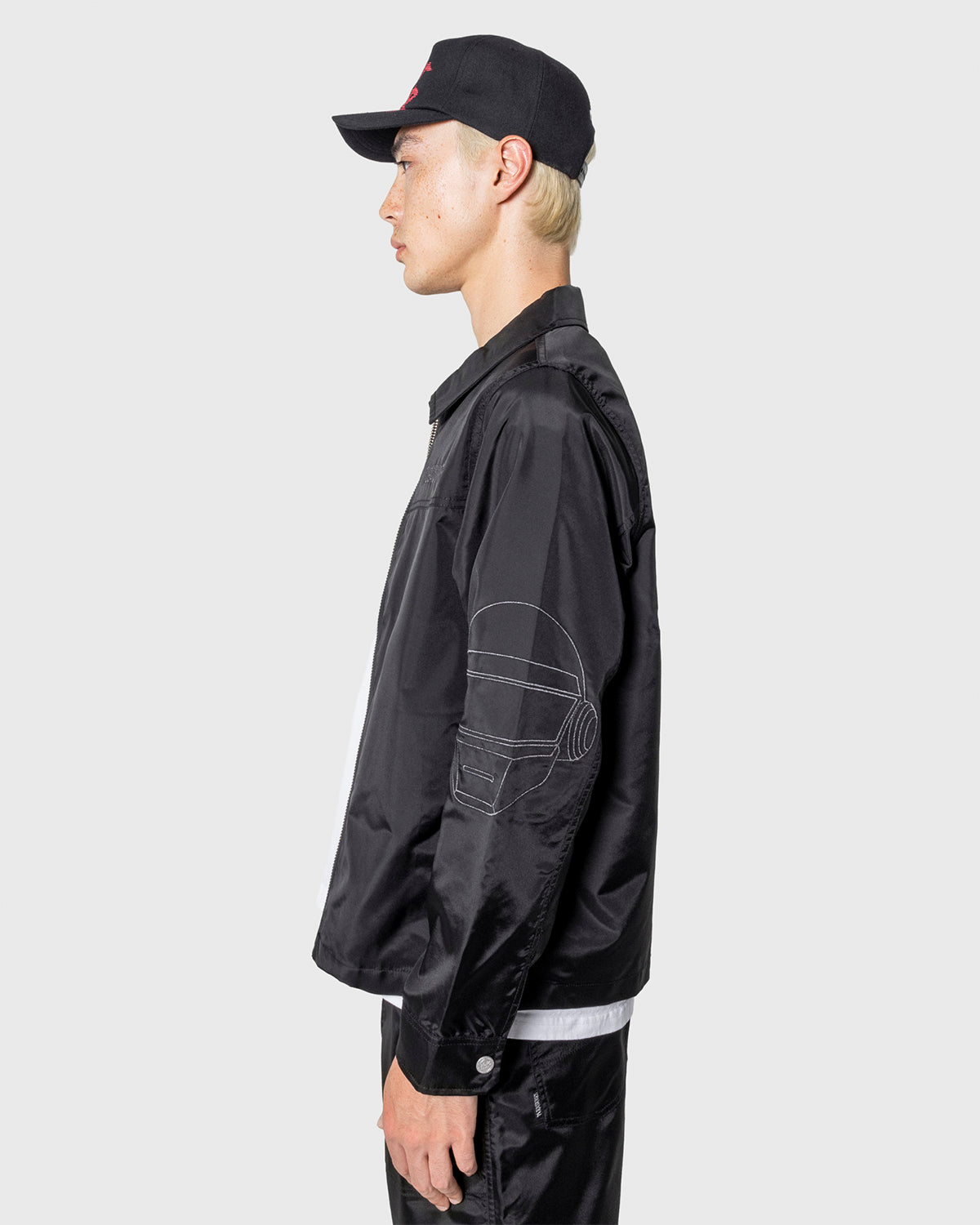 Helmets Nylon Work Jacket - Black