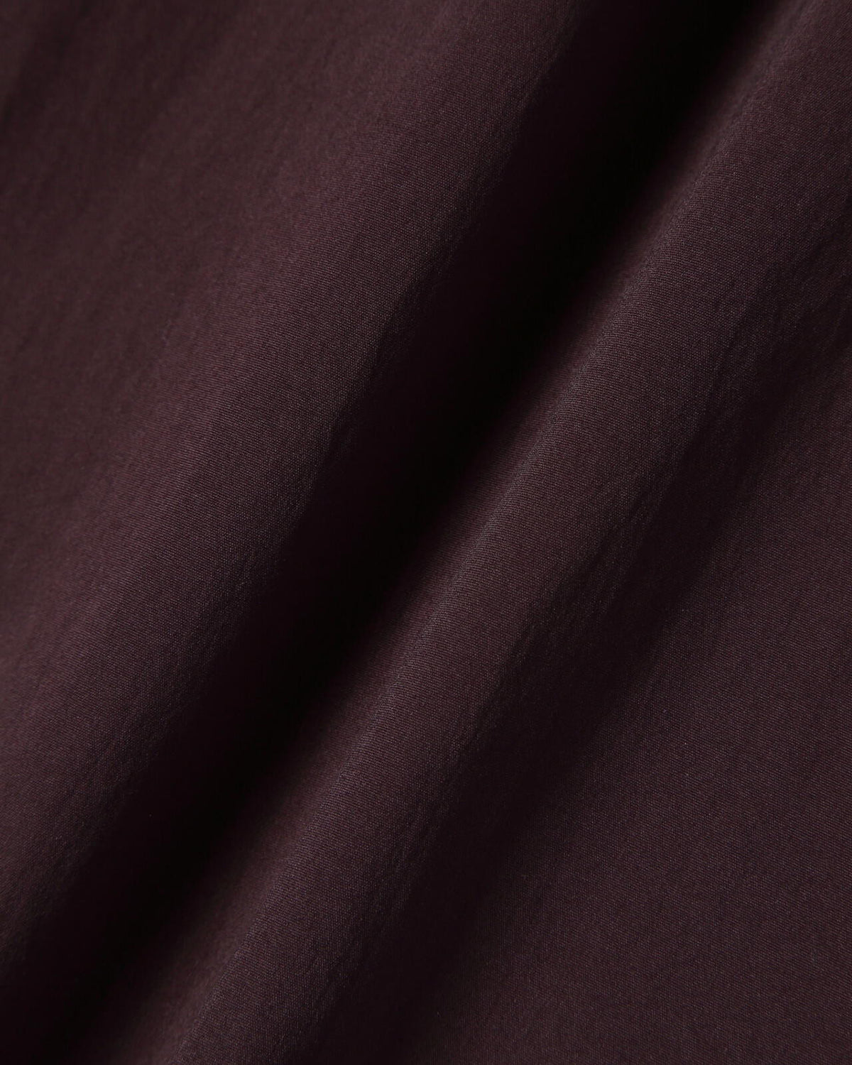 Fleece Base Band Collar Shirt - Bordeaux