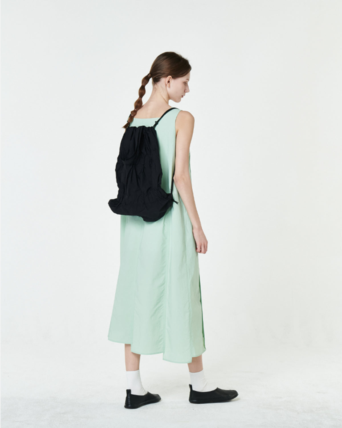 Tiered Banding Backpack - Black