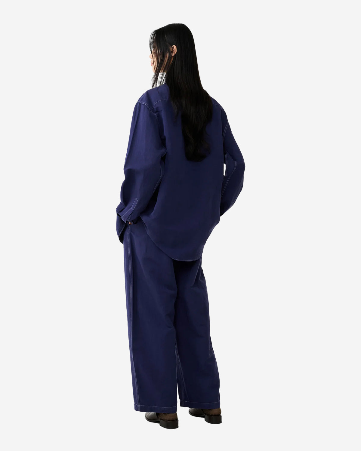Louro - Utility Pocket Shirt - Indigo