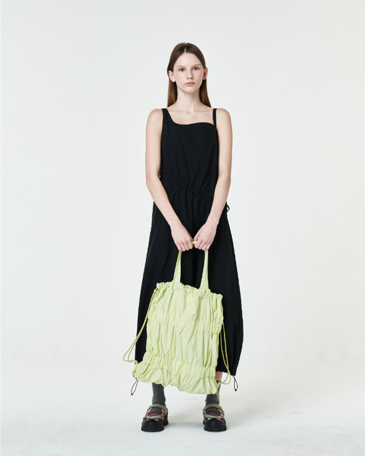 Tiered Banding Backpack - Lime Lemon