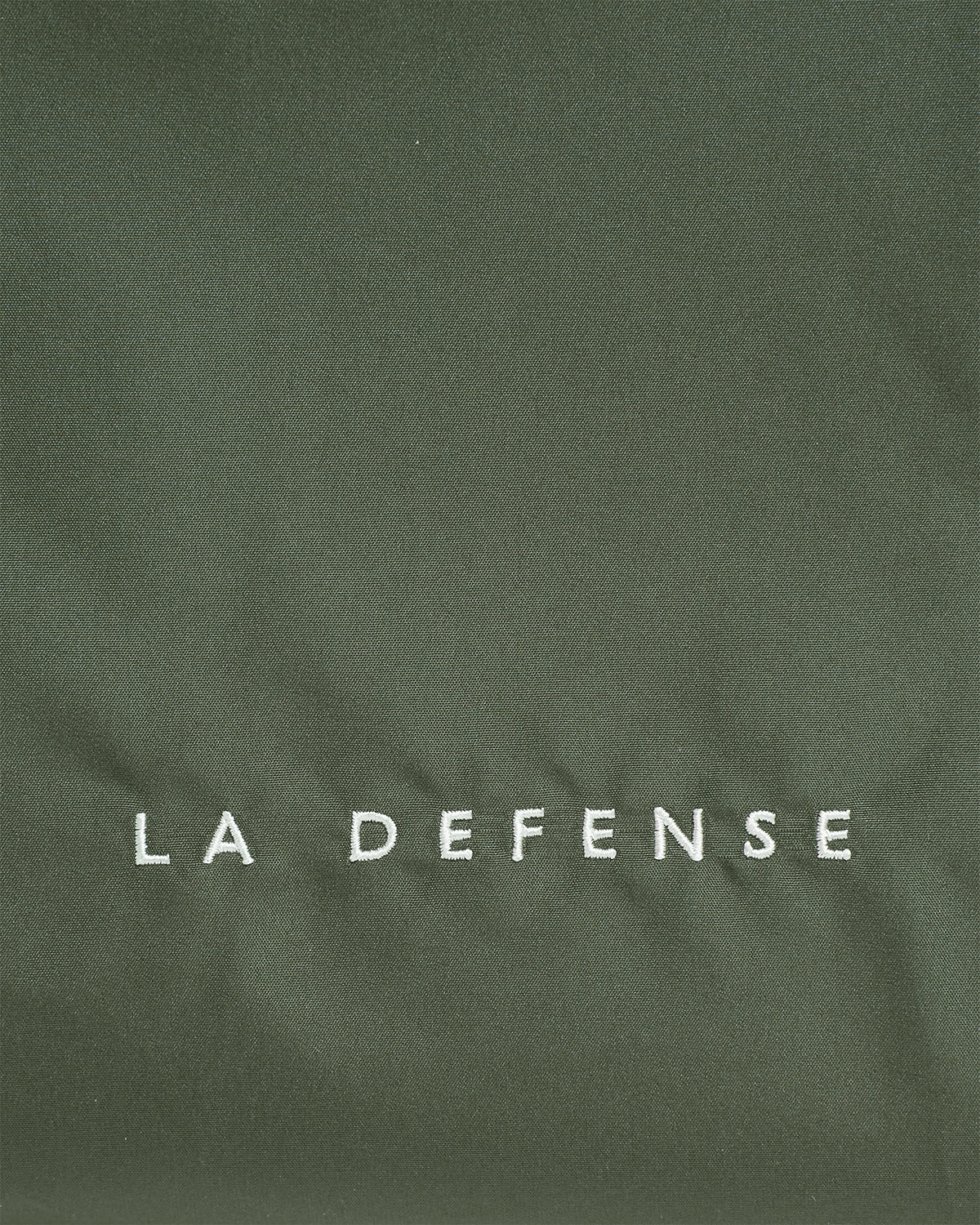 La Defense - Polyester Taffeta Shoulder Bag - Olive White
