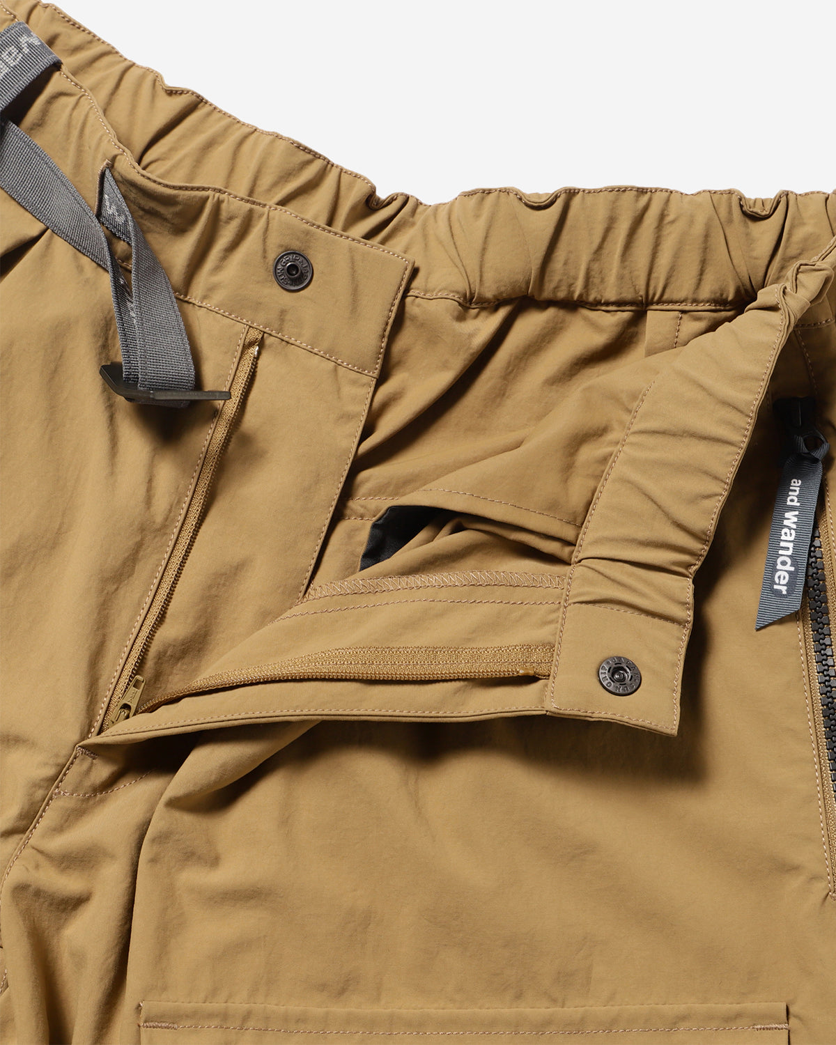 Twill Short Pants (M) - Beige