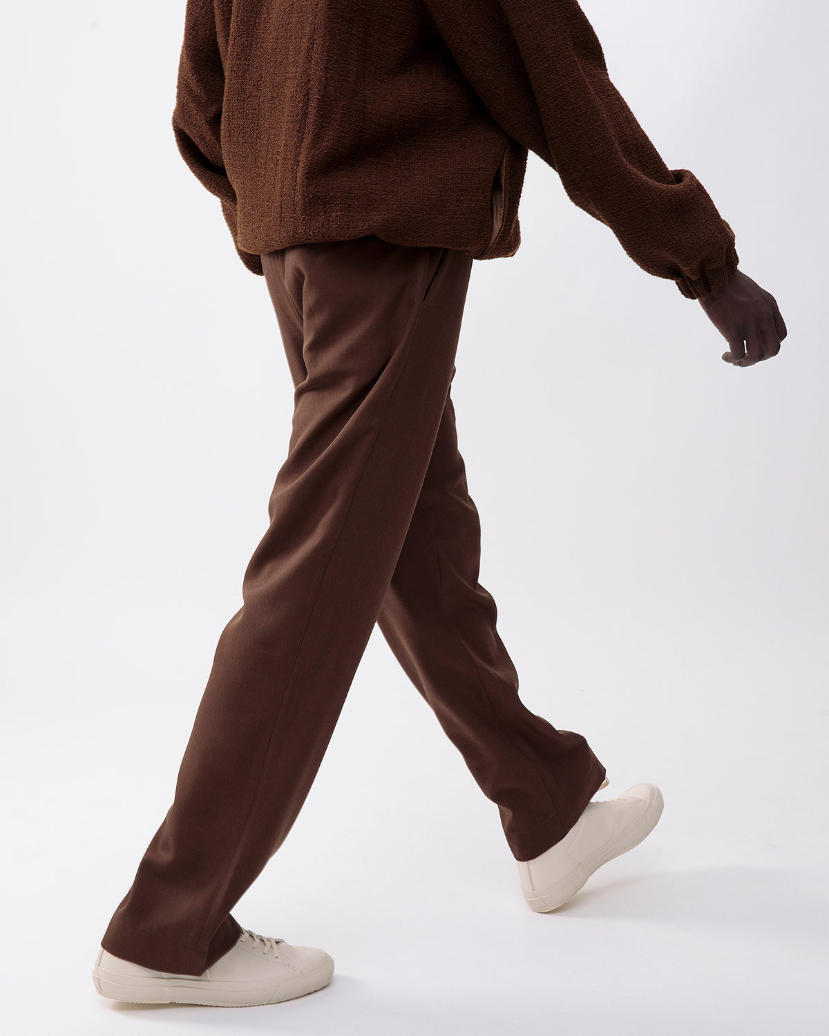 Fox P - Lined Trousers Wool Gabardine - Tobacco