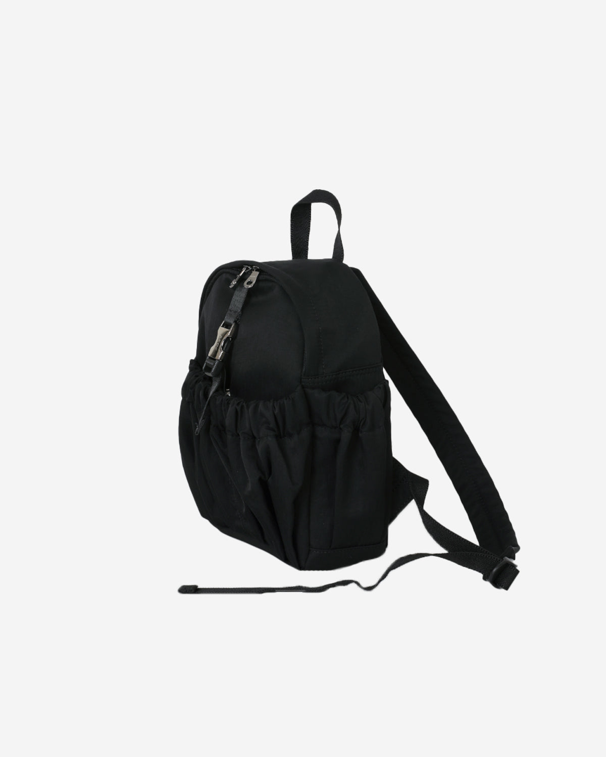 Gathered Mini Backpack - Black