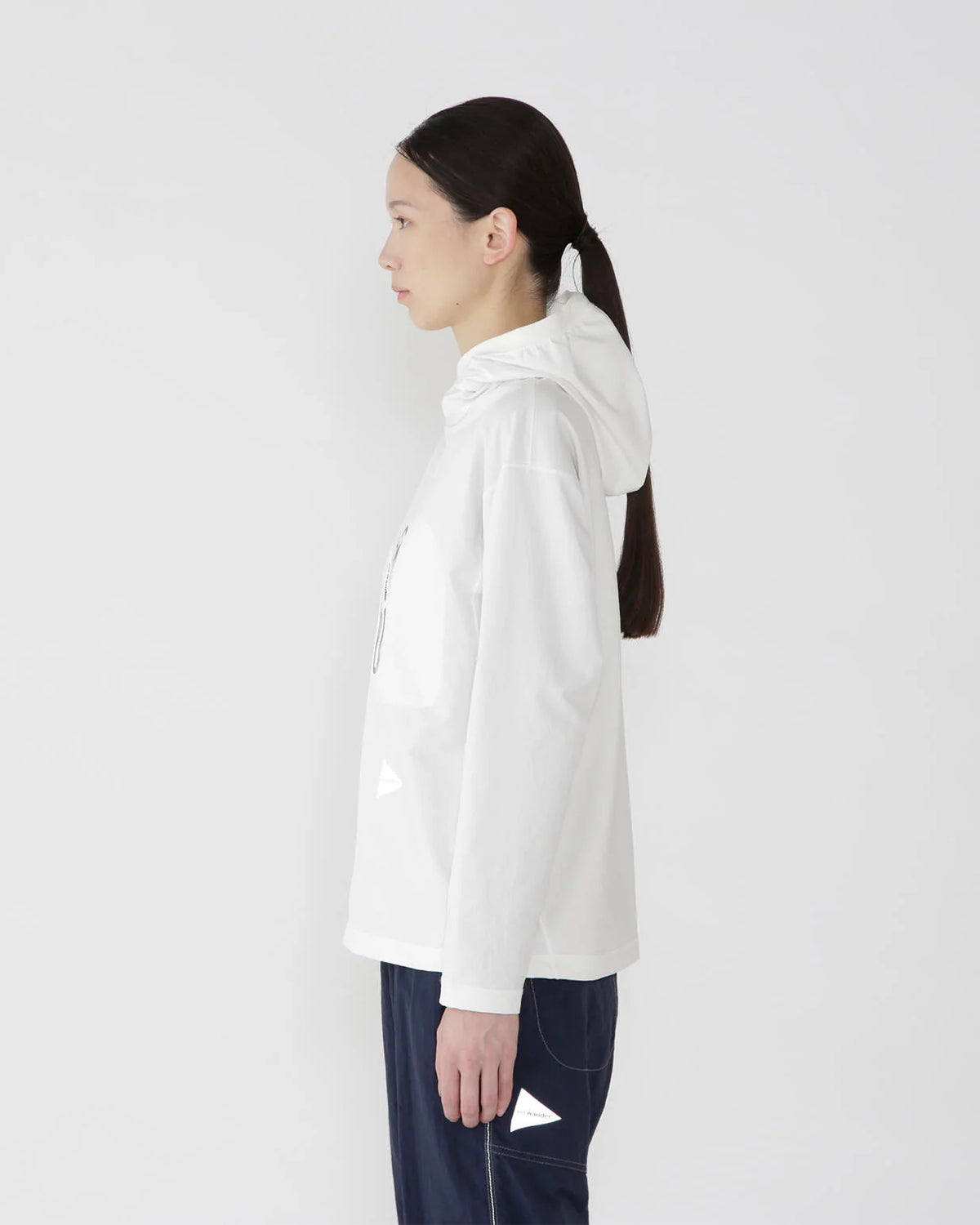 Hybrid Warm Pocket Hoodie - White