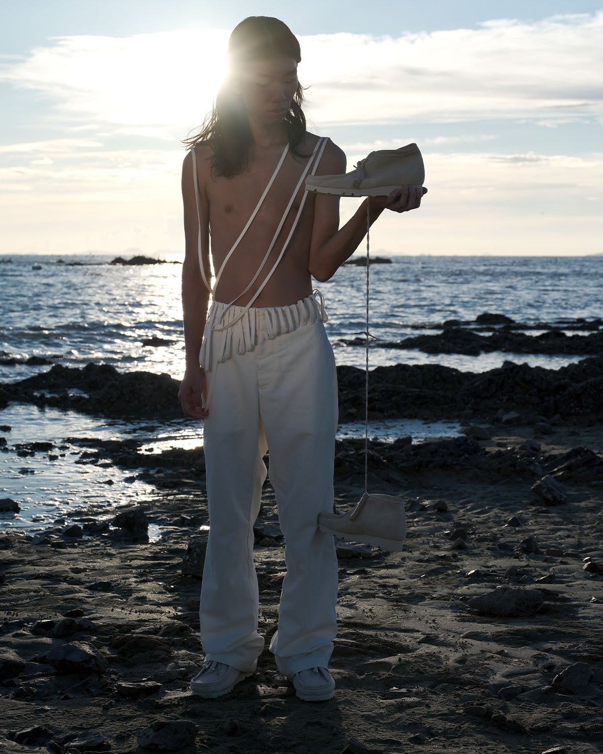 Clarks Originals x Post Archive Faction - WallabeeBT PAF - Grey /Blue