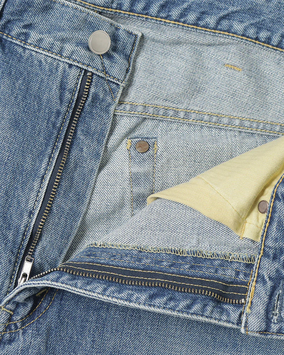 Time Travel Jean Wide 1977 Wash - Vintage Indigo 1977 Wash