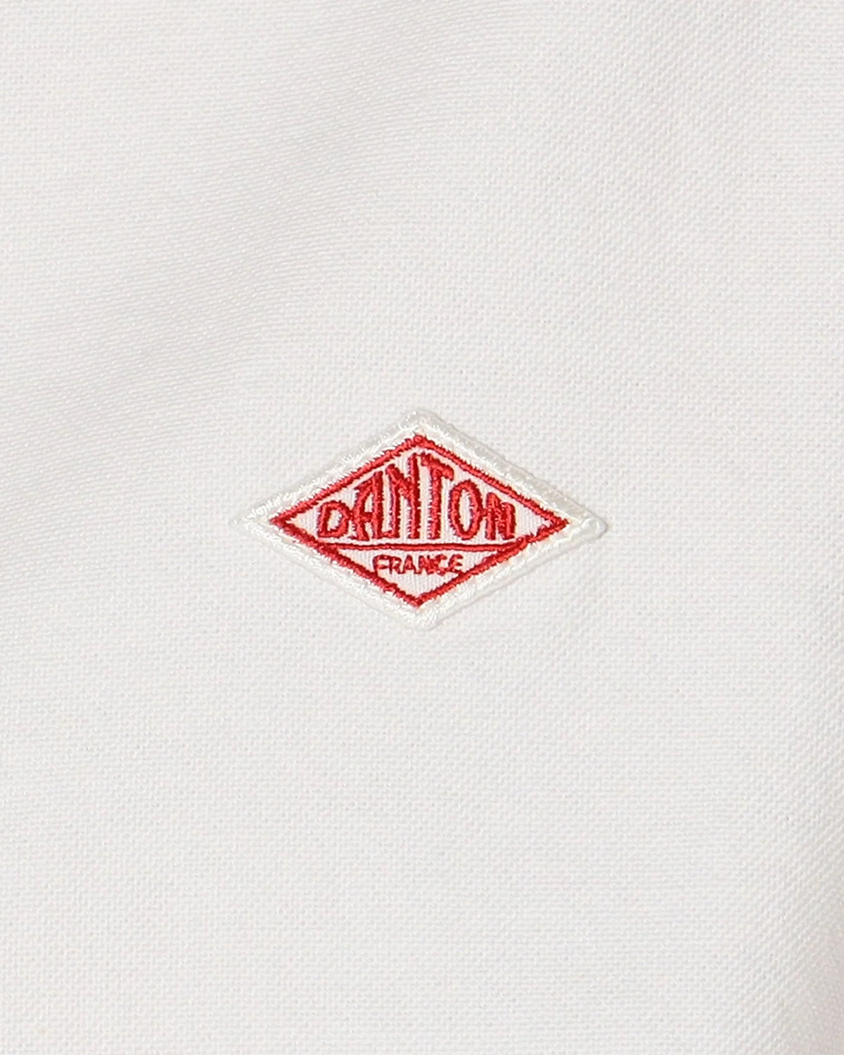 Womens Oxford Band Collar Shirt - White