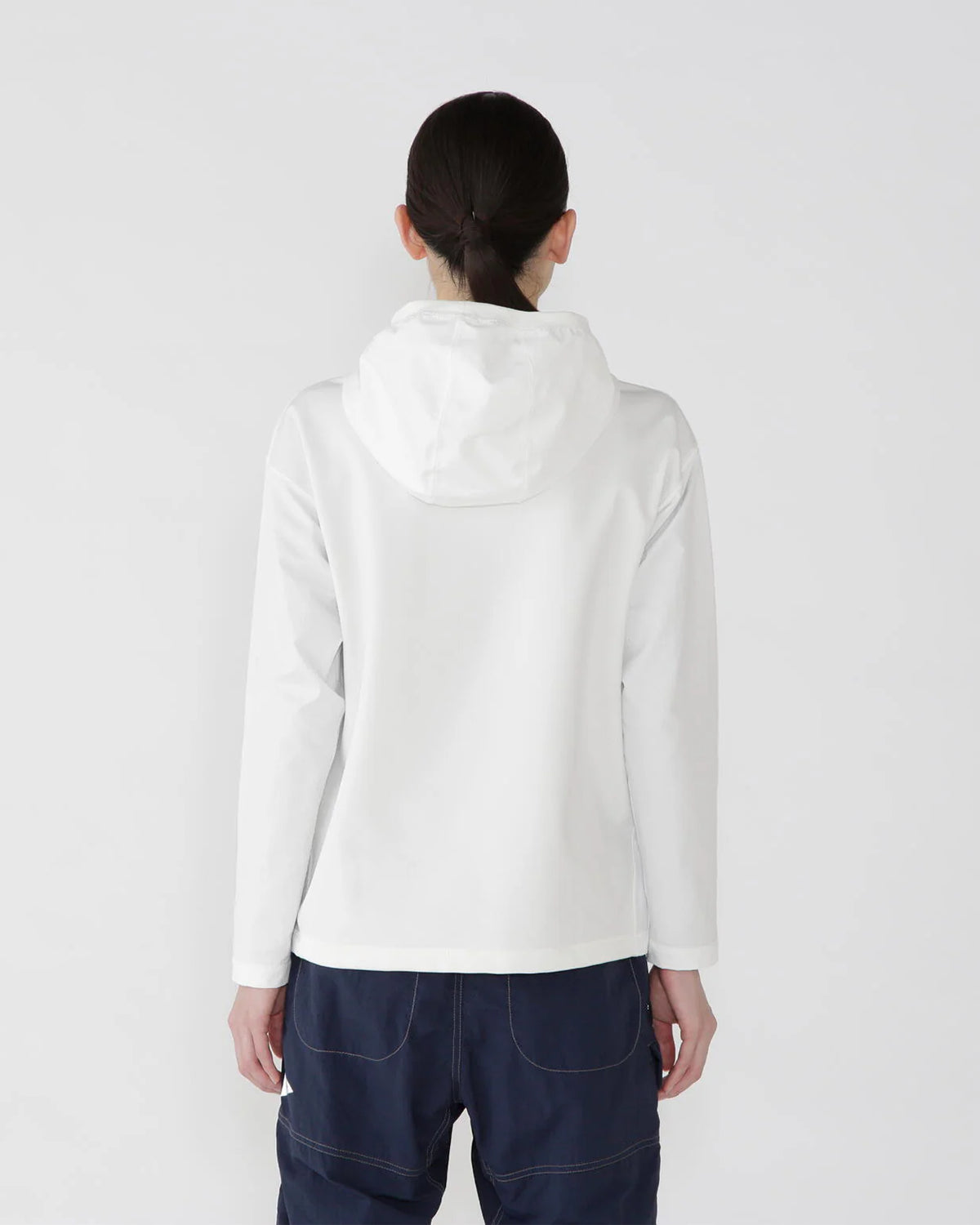 Hybrid Warm Pocket Hoodie - White