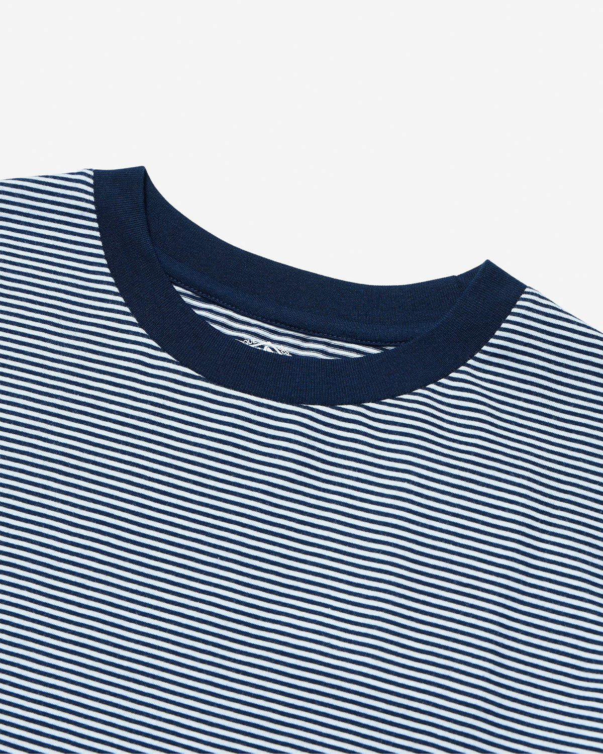 Mens Short Sleeve Inner T-shirt Stripe - NavyxWhite