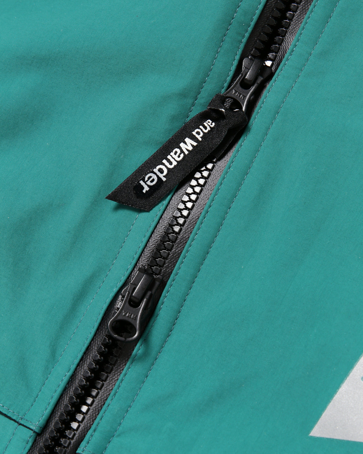 Loose Fitting Rain Jacket - Blue Green