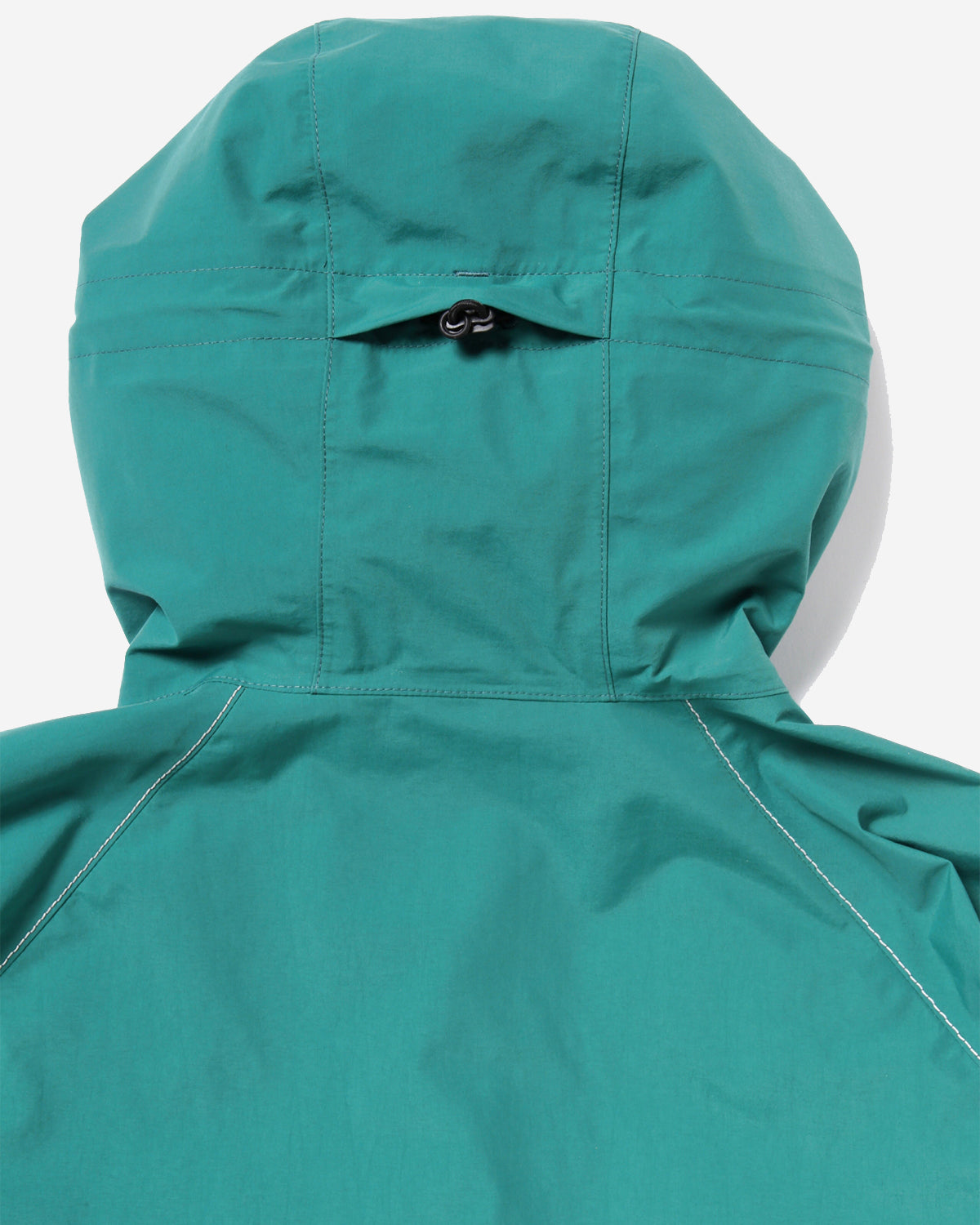 Loose Fitting Rain Jacket - Blue Green