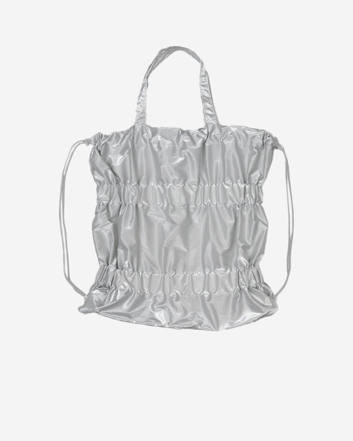 Tiered Banding Backpack - Silver