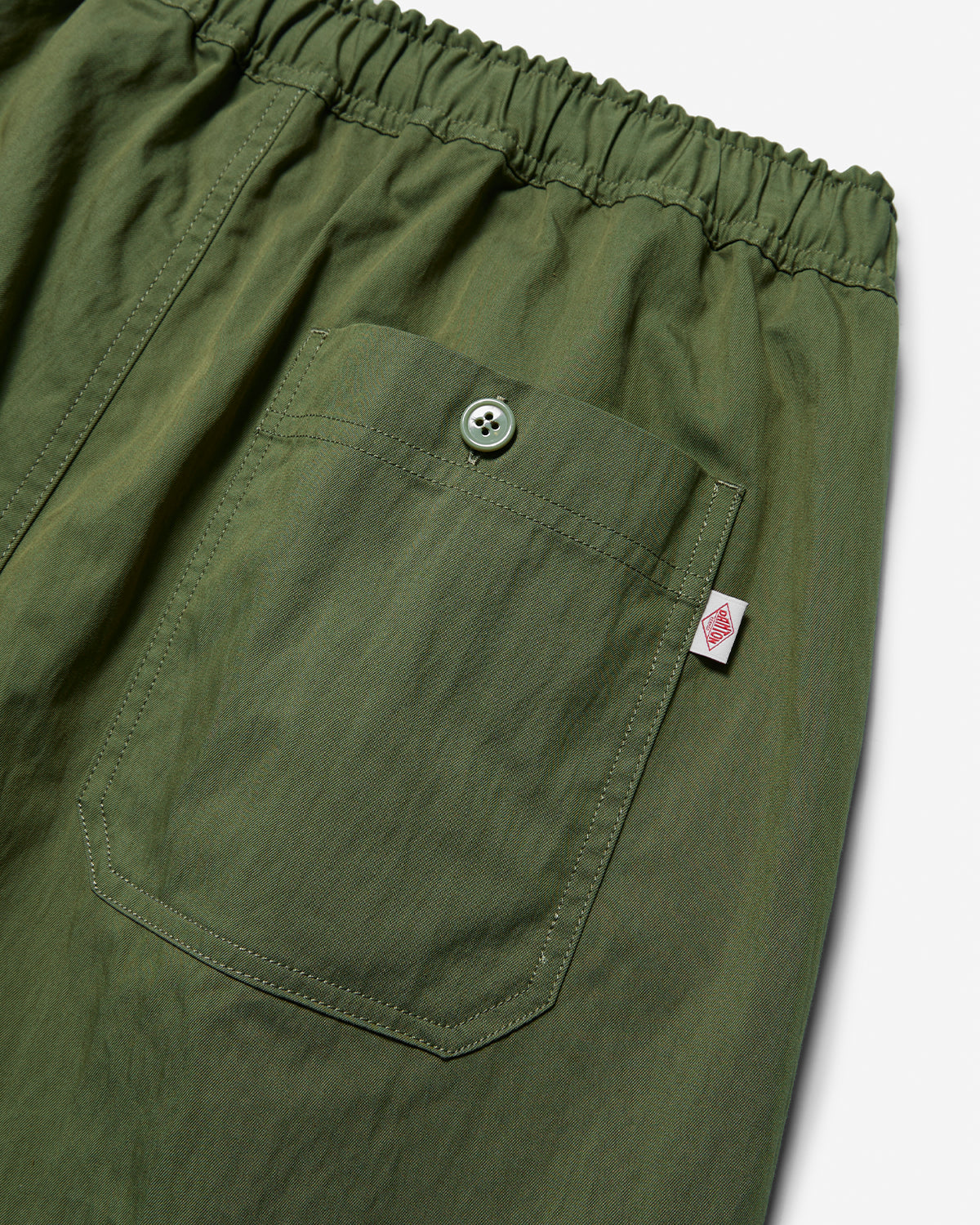 Mens C/N Twill Easy Shorts - Olive