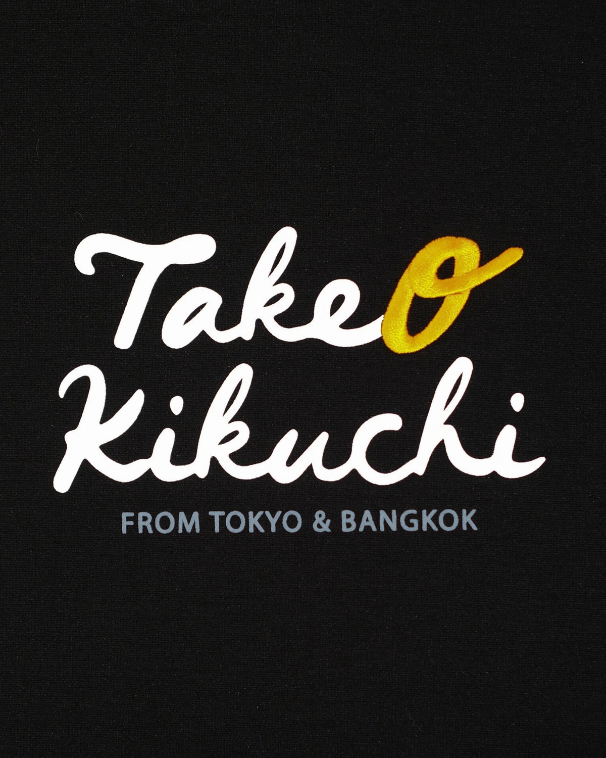 ONION X TAKEO KIKUCHI Oversized Logo Tee - Black