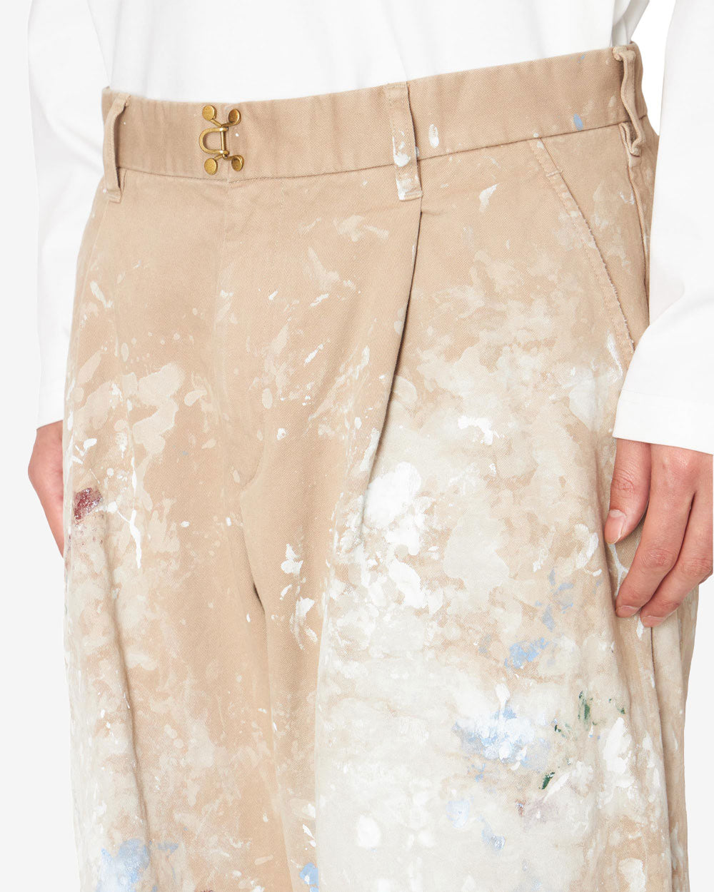 24WCM-P05120 Pants - Beige